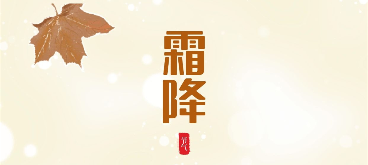 霜降 ▎秋色盡染霜華，歲月不負芳華